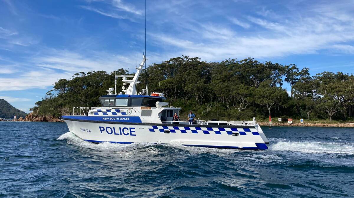 File photo of a police boat. Picture by NSW Police 