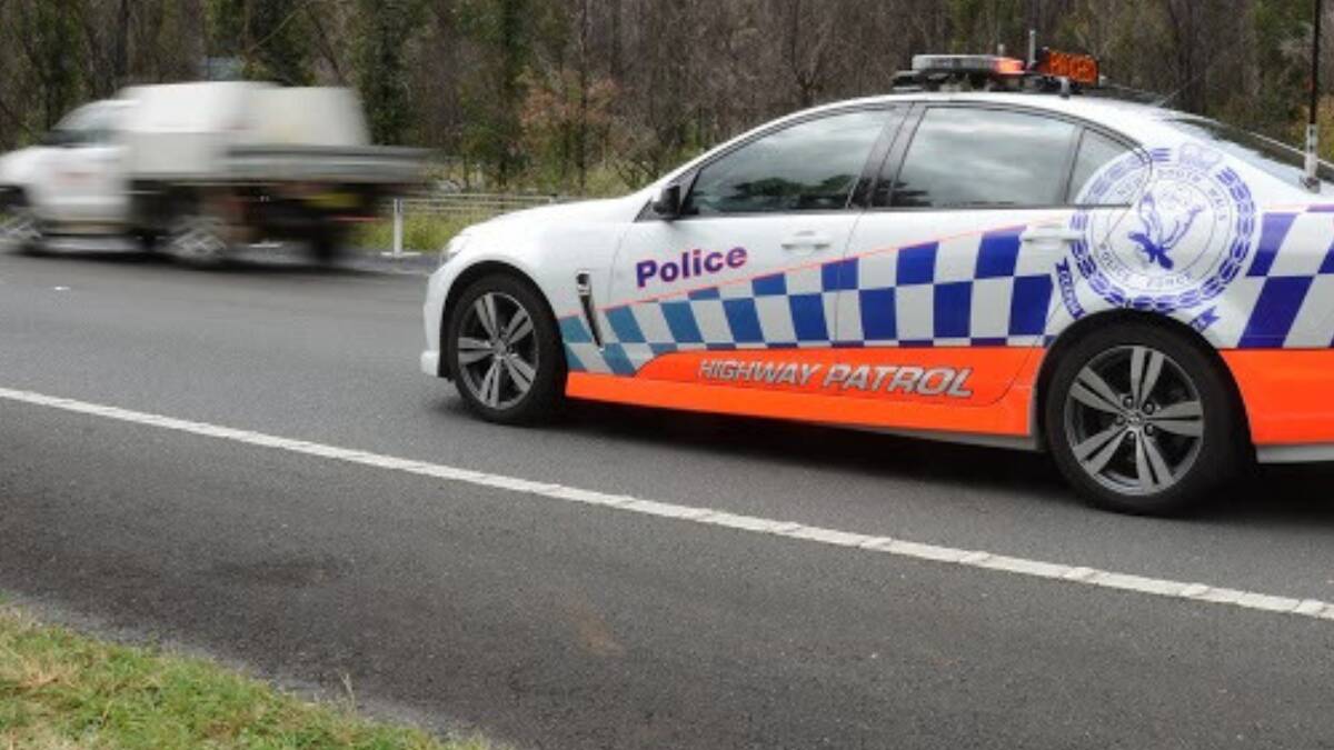A NSW Police vehicle during a pursuit. File picture 