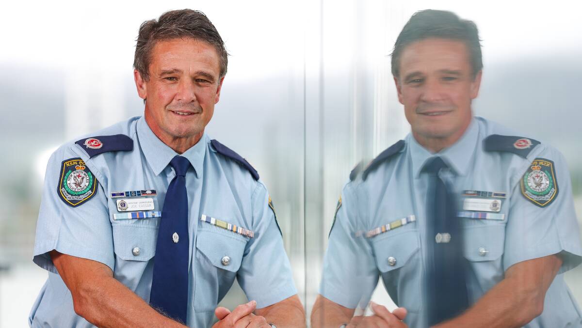 Assistant Commissioner Joe Cassar in the Wollongong CBD on Wednesday, January 31, 2024. Picture by Adam McLean 