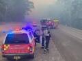 Smokey scenes around Bermagui. Picture by Fire and Rescue NSW Kiama 