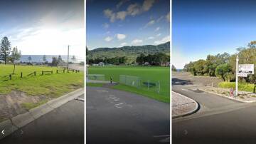 Pinecourt Park in Austinmer, Judy Masters Oval in Balgownie, and Gerroa Fishermans Club Carpark are among the 'neighbourhood safer places' in the Illawarra. Pictures by Google Street View