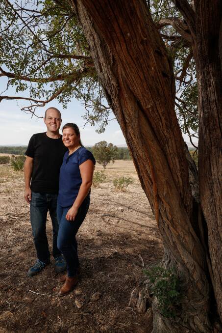 CLIMATE CONTRAST: Wooragee couple Scott Thomson and Katrina Pawley are back in the Aussie sun. Picture: JAMES WILTSHIRE