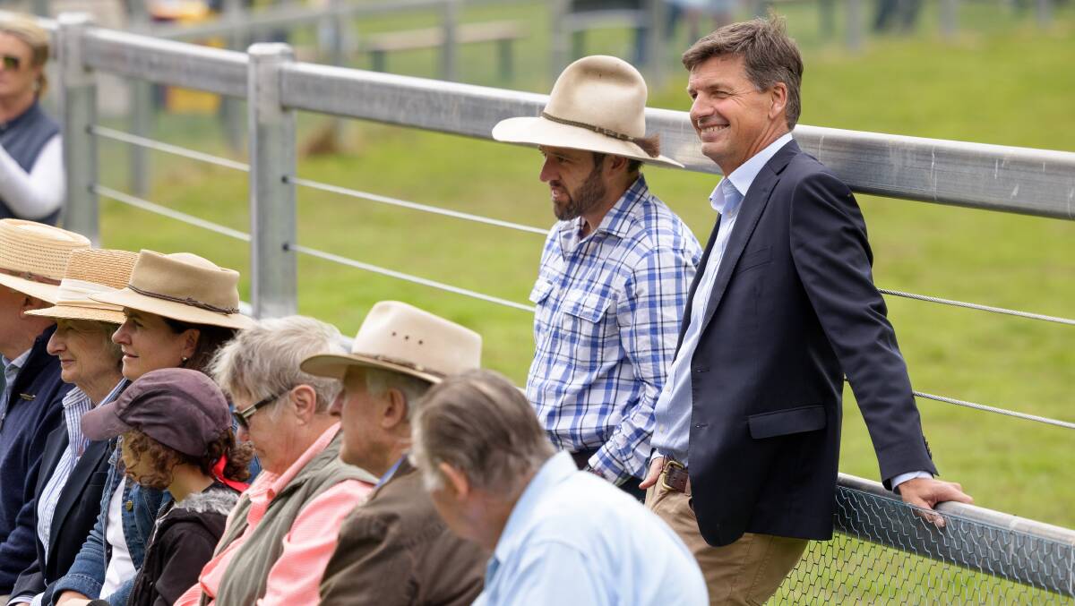 Energy Minister and Member for Hume Angus Taylor at the Taralga Show. Picture: Sitthixay Ditthavong