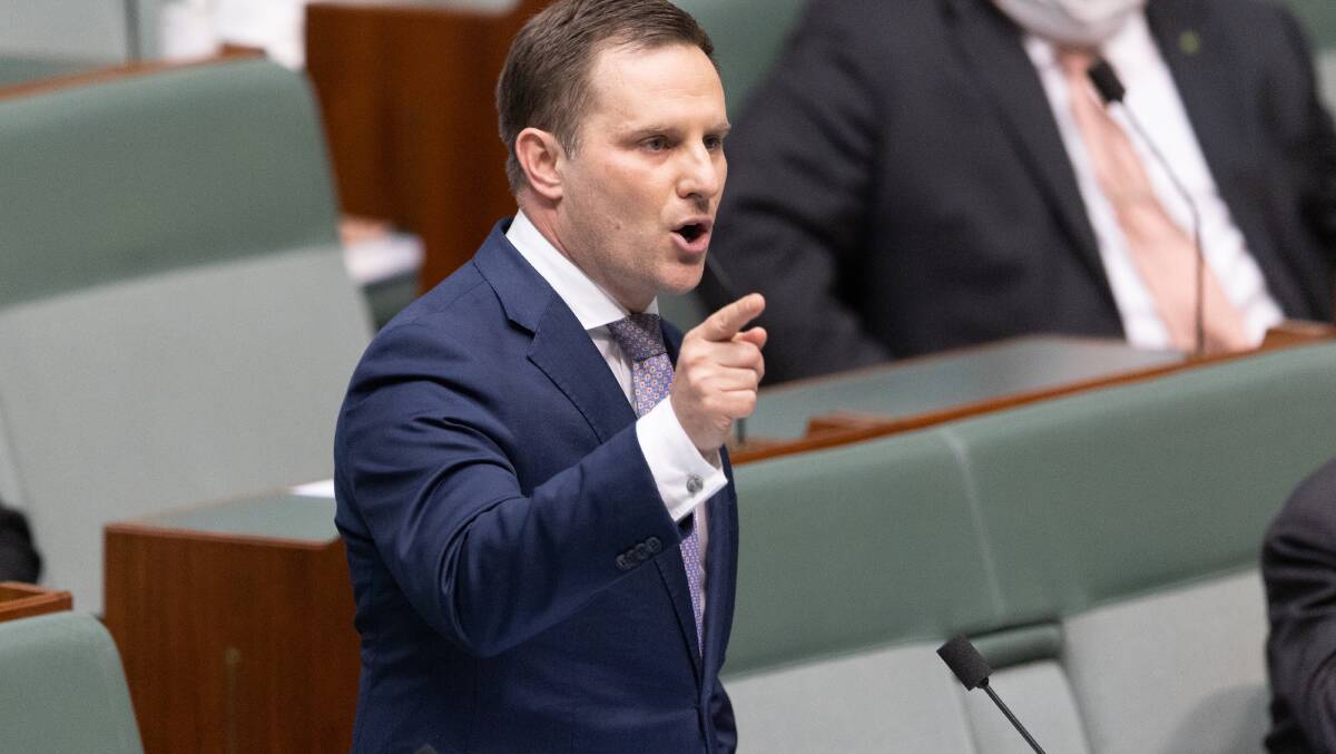 Alex Hawke, one of Scott Morrison's closest allies, has been left off Peter Dutton's frontbench. Picture: Sitthixay Ditthavong