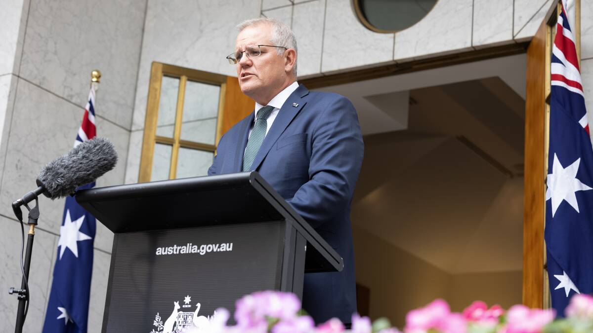 Prime Minister Scott Morrison says Australia is becoming a harder place to live because of natural disasters. Picture: Sitthixay Ditthavong