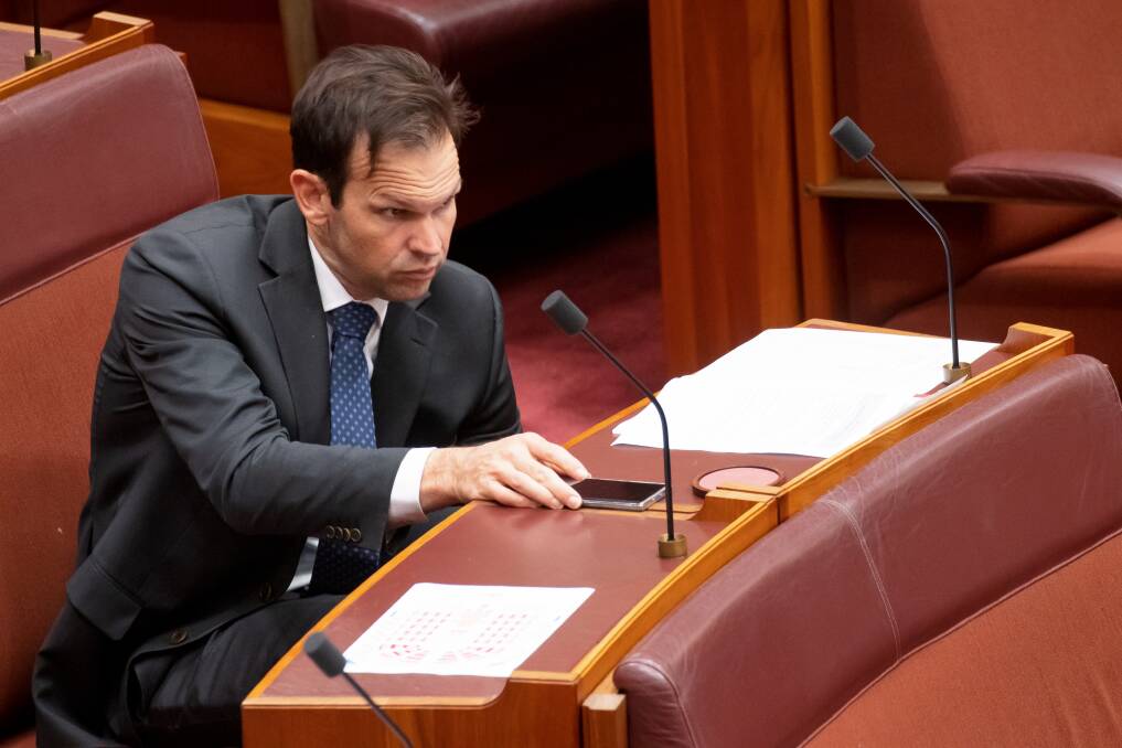 Nationals senator Matt Canavan said his government shouldn't commit to net zero emissions. Picture: Sitthixay Ditthavong