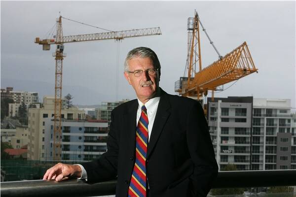 Hurt: Rod Oxley during his tenure as council general manager.