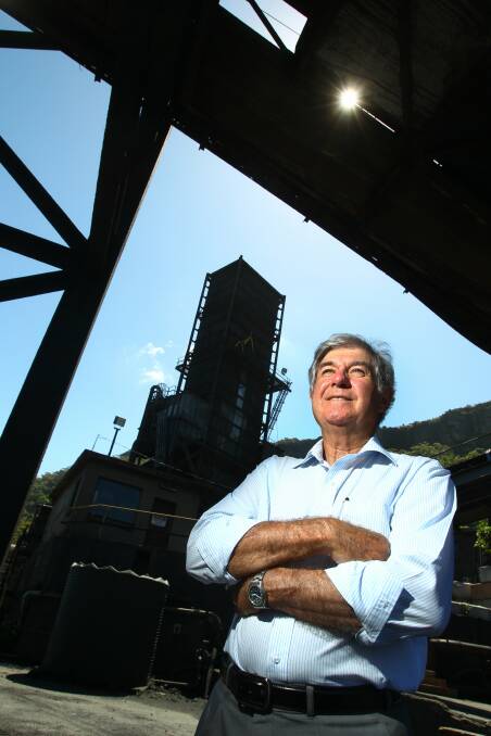 Rex Wright at the Coalcliff Cokeworks, which closed last month. Picture: KEN ROBERTSON
