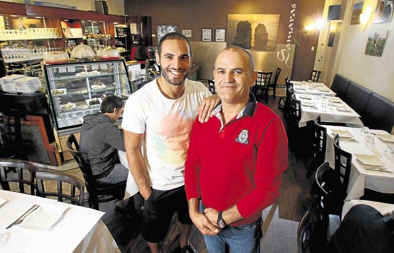 Mohamed and Omar Nemer, of Samaras Restaurant. Picture: KEN ROBERTSON