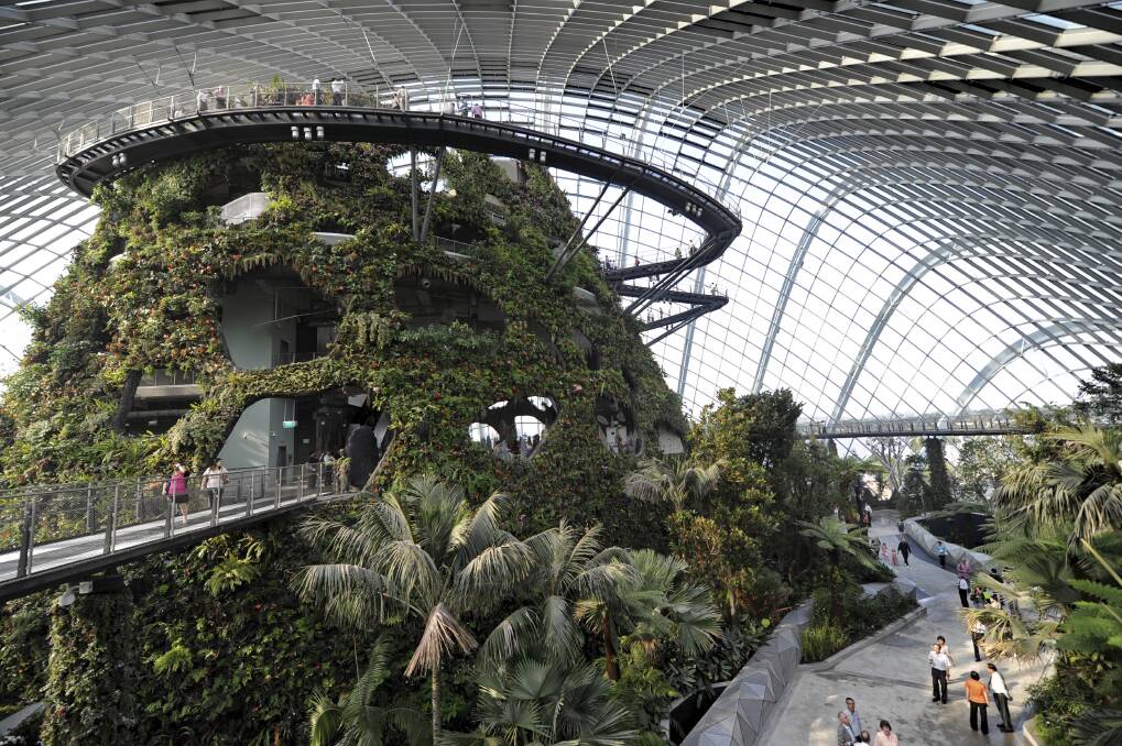 Hanging gardens in Singapore attract tourists to the value of $100million per year.