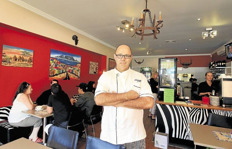 Head chef Wouther Debbes at the Wild Moose cafe in Wollongong, where Swedish and South African cooking combine. Pictures: SYLVIA LIBER