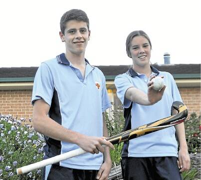 Off on Safari - Kiama High School's Josh Mayo and Grace Stewart have been selected in the Australian under-16 hockey team to tour South Africa next year. Picture: PATRICK FAHY