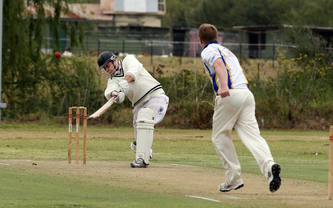 Balgownie’s James Fleming top-scored with 65 in the loss to Dapto at Reed Park on Saturday. Picture: ROBERT PEET