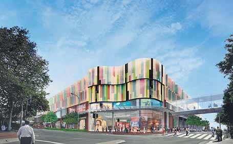 An artist's impression of the proposed GPT development on the corner of Crown and Keira streets.