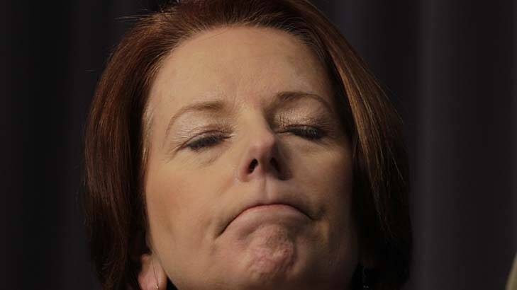 ''Ugly language'' … Julia Gillard says she will not be sidetracked into a domestic debate by Andrew Wilkie's comments.