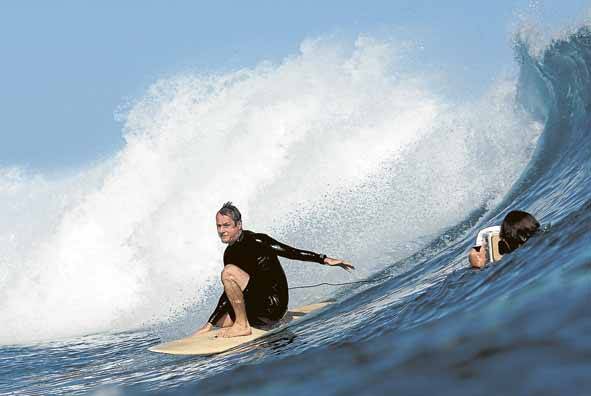 ACO artistic director Richard Tognetti combined his love of music and surfing in creating the score for Storm Surfers 3D. Picture: EDWARD SLOANE