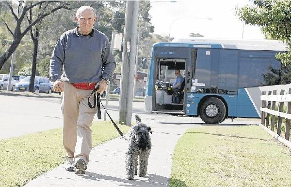 Phil Rath supports the notion of dogs on public transport. Picture: ANDY ZAKELI