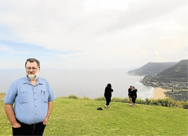 Stanwell Park community activist Warwick Erwin believes Wollongong City Council’s plans for Bald Hill will fail to address the problems around the site. Picture: SYLVIA LIBER