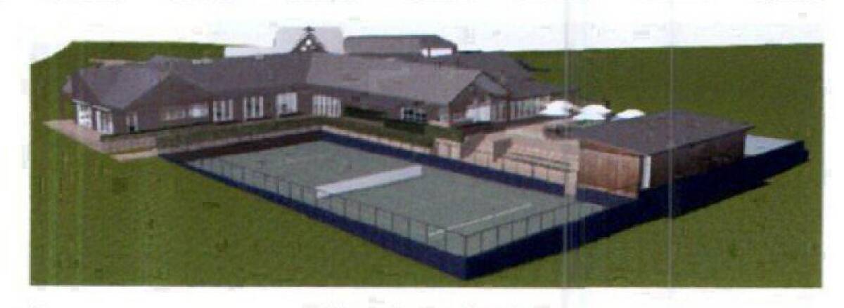 An artist's impression of the proposed $3.5 million home near Berry.