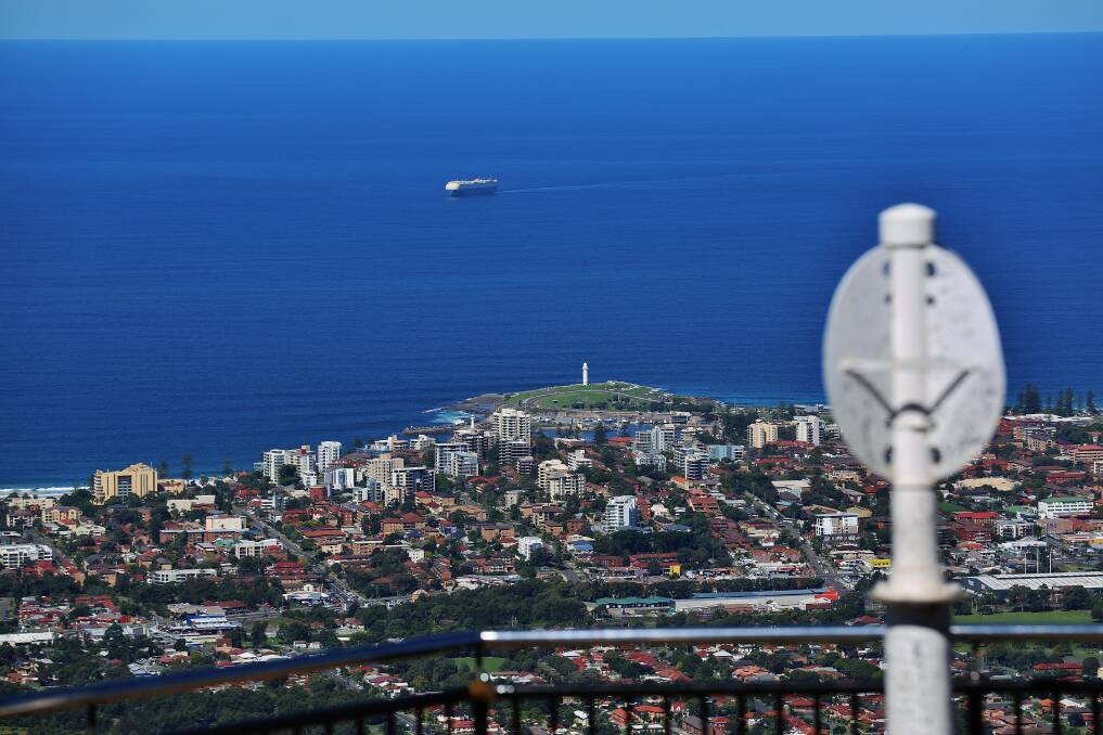 Iconic: KPMG's Peter Fitzgerald thinks Wollongong could do more with this view. Picture: GREG ELLIS