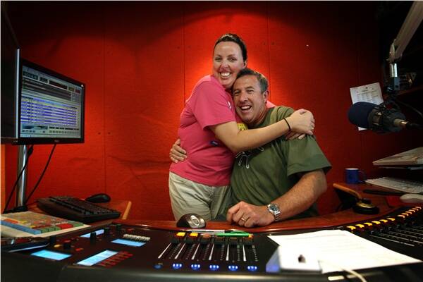 Erica, pictured with co-host Marty, is leaving i98 after 11 years. Picture: SYLVIA LIBER