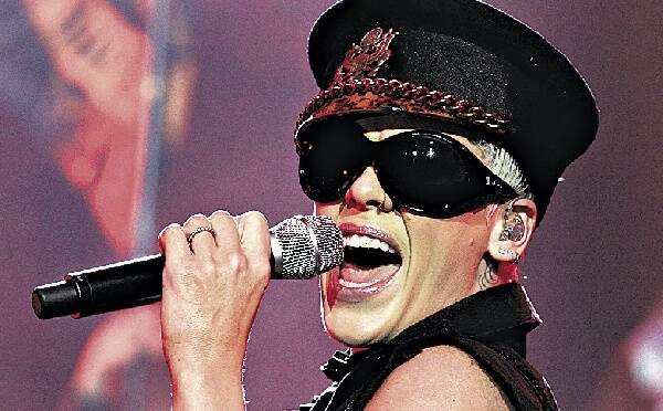 Musician Pink has pulled out of plans to perform in Wollongong next year.  Wollongong-bound: Brian McFadden and Delta Goodrem will tour next year.