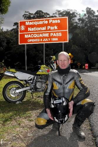 RTA-trained motorcyclist mentor Steve Fullard wants older motorcyclists to gain proper training before riding on the Macquarie Pass. Picture: GREG TOTMAN