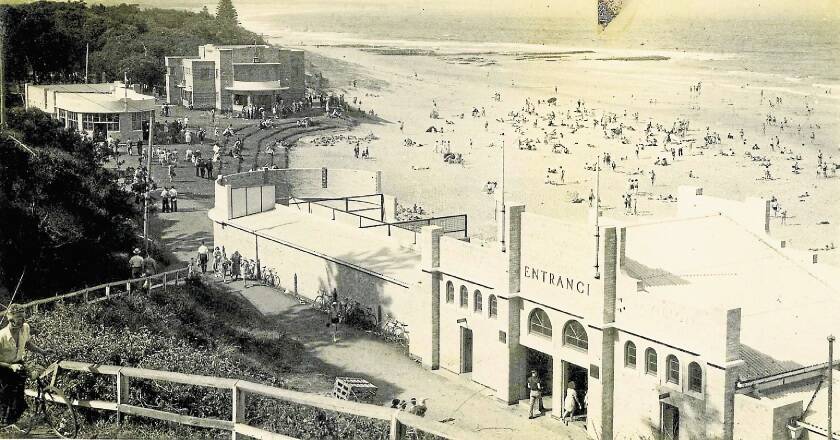 The pavilion was in its heyday in the 1930s and '40s. Picture: From the collections of WOLLONGONG CITY LIBRARY and THE ILLAWARRA HISTORICAL SOCIETY