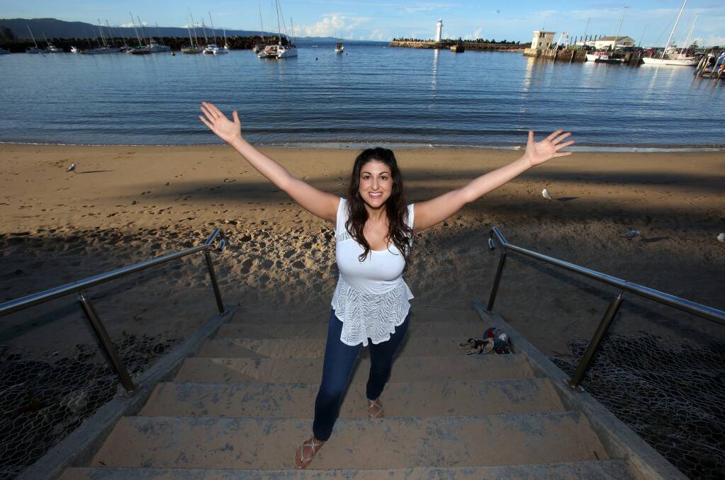 Alyce Nehme, who highlighted the beauty of Wollongong in a video entry for a website travel competition. Picture: ROBERT PEET