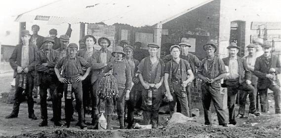 Miners of Mount Pleasant Colliery joined the march to form a union in 1879. CREDIT: From the collections of the Wollongong City Library and the Illawarra Historical Society.