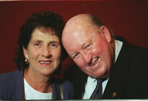 Ted Tobin with his wife Beverley.