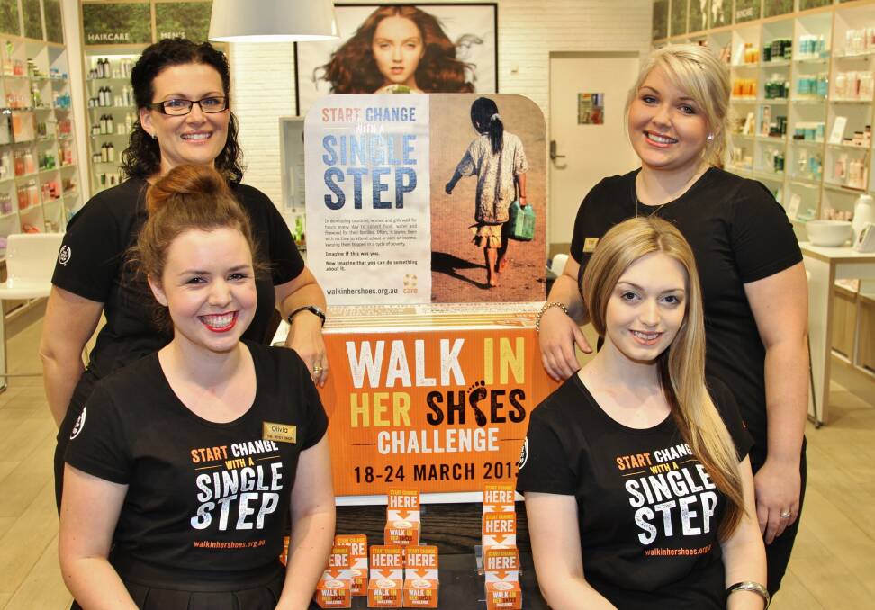 Body Shop staff walking to a better world
