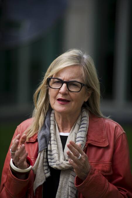 Director Gillian Armstrong recently joined others from the Australian screen industry at Parliament House to call for local content regulation.  rt120919contentreg-3225.jpg