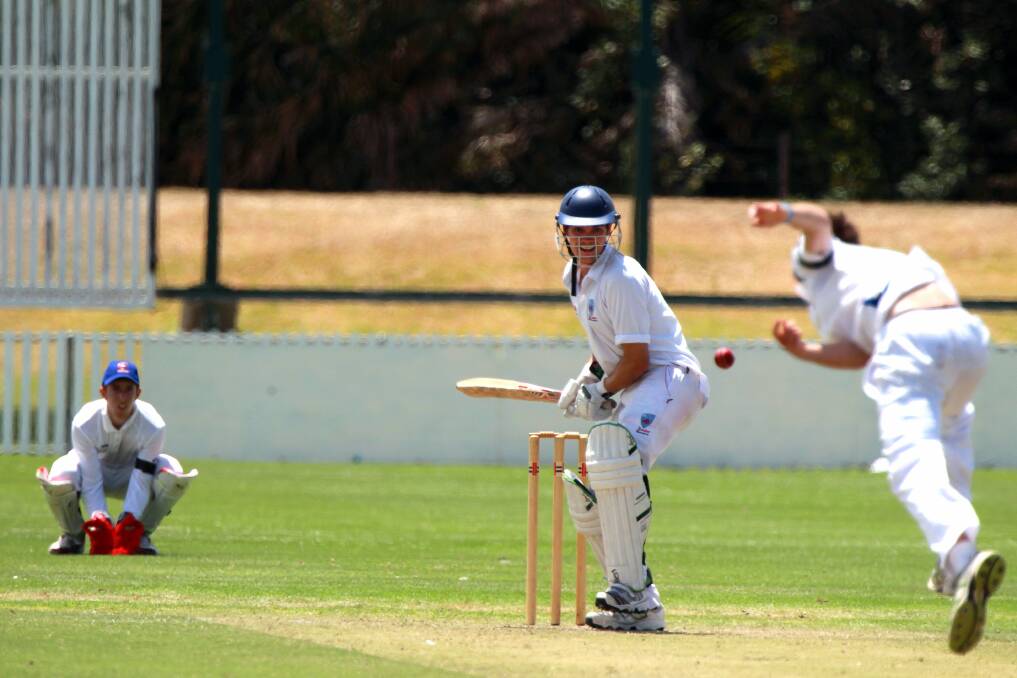 Talent: Corrimal first grader Joe McDevitt batting for Illawarra in the win over Western Zone in the Country Colts carnival on Australia Day.