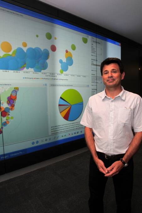 Professor Pascal Perez is developing an online dashboard that simplifies complex analysis of utilities and infrastructure. Picture: GREG TOTMAN