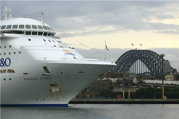 The Pacific Dawn arrives in Sydney today. Picture: NICK MOIR