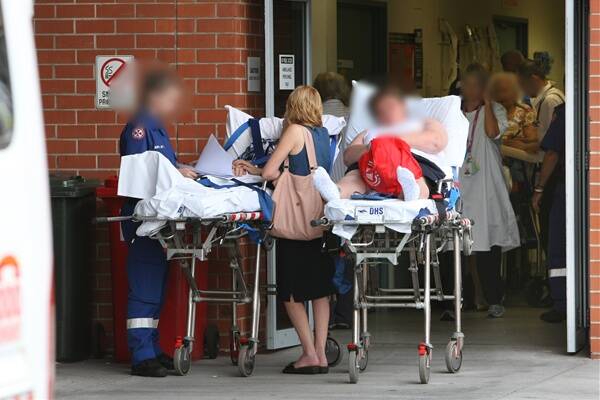 Worst ambulance trolley block in NSW