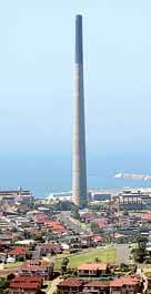 Demolition of the Port Kembla stack is central to Mr Haasjes' Hill 60 proposal.