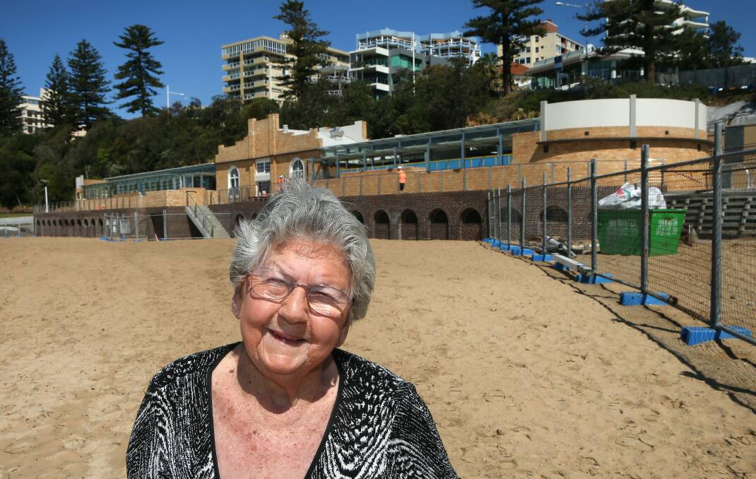Shirley Stevenson, whose late father was a bricklayer on the original building, is pleased the pavilion has been restored. Picture: KIRK GILMOUR