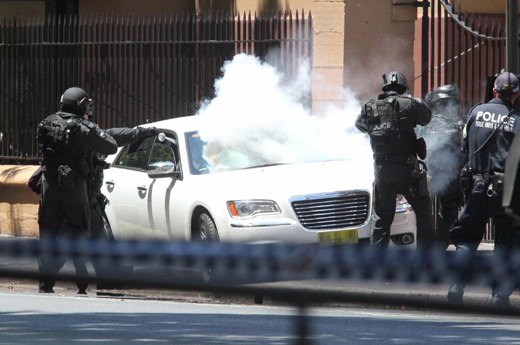 Outside NSW Parliament House on December 20. Picture: PETER RAE