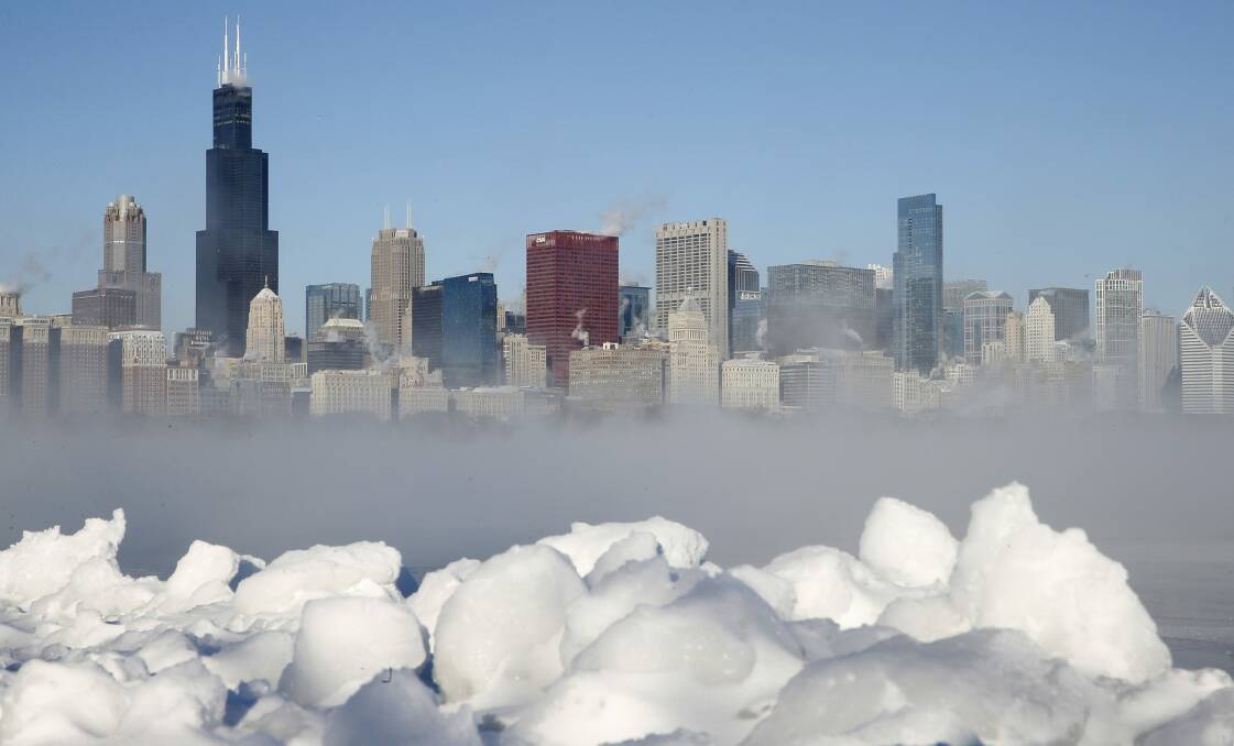 The Chicago skyline on Monday. Picture REUTERS