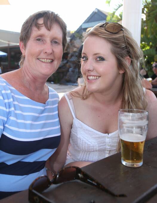 Dianne McCormack and Emma McCormack at Towradgi Beach Hotel.