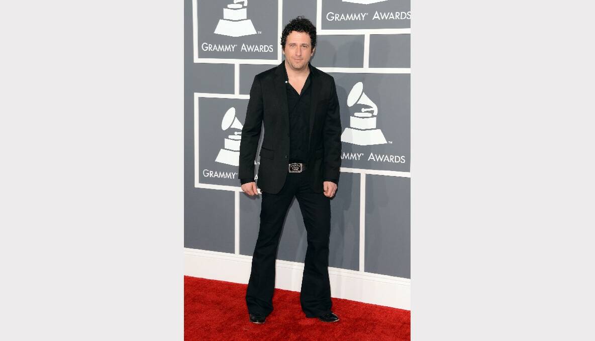 Singer Will Hoge arrives at the 55th Annual GRAMMY Awards.
