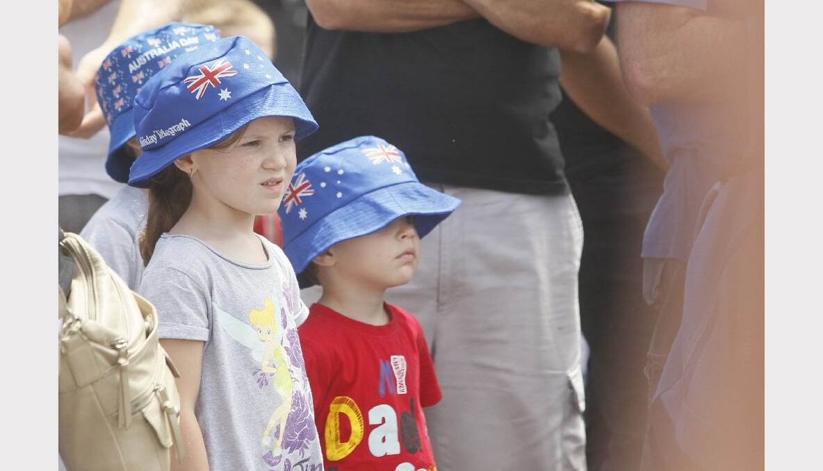 Enjoying Australia Day in Wollongong. Pictures: DAVE TEASE