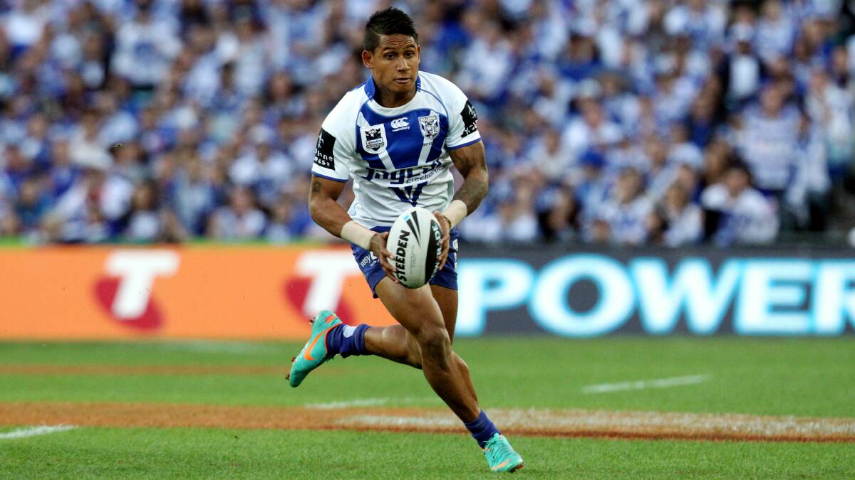 Time out: Dogs fullback Ben Barba.