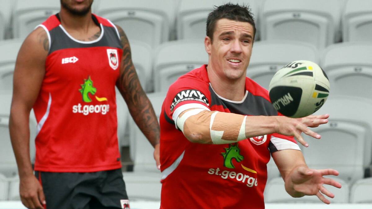 Michael Witt is relishing his return to the NRL. Picture: ORLANDO CHIODO