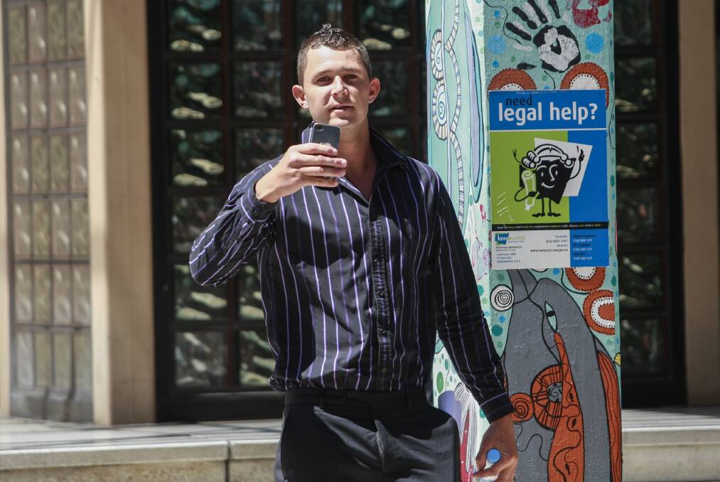 Myles Morgan Southern, outside court on Monday, was found guilty by a magistrate.