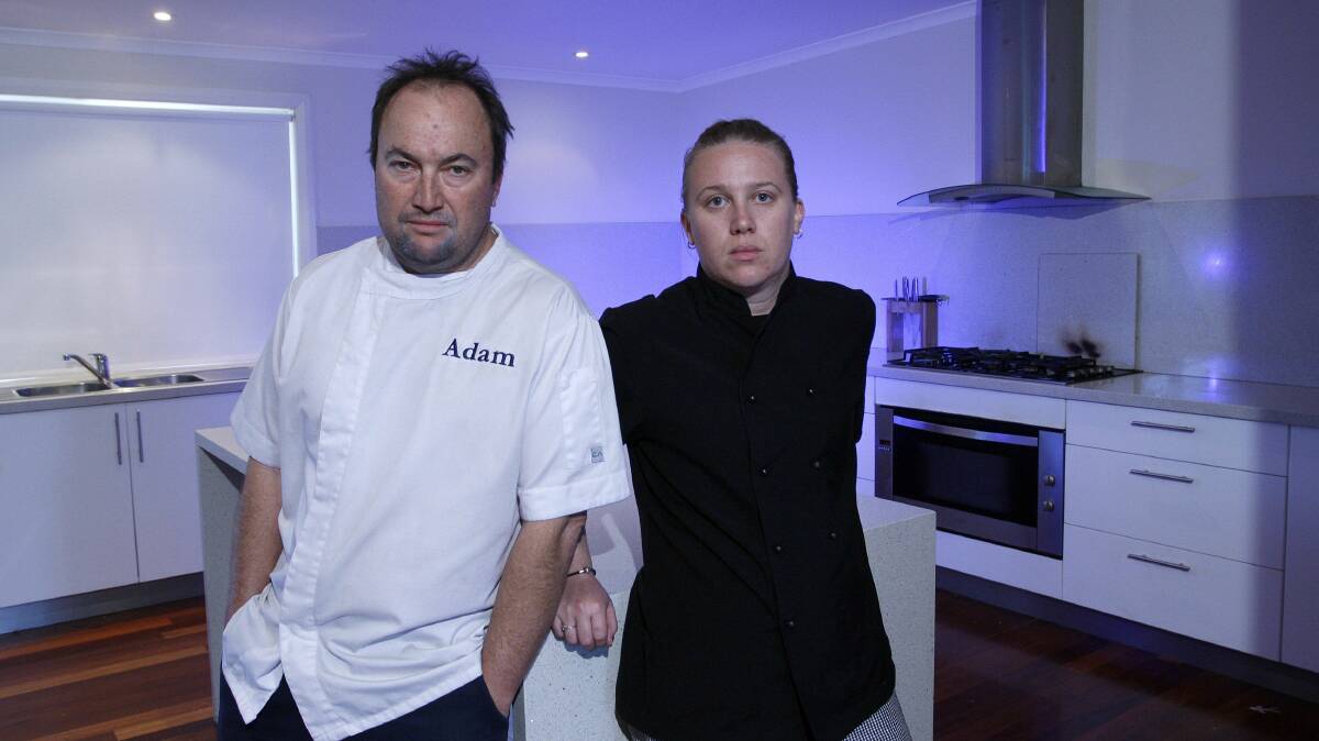 Former Bon Aroma head chef Adam O’Hara and assistant chef Kim Cousins.ANDY ZAKELI