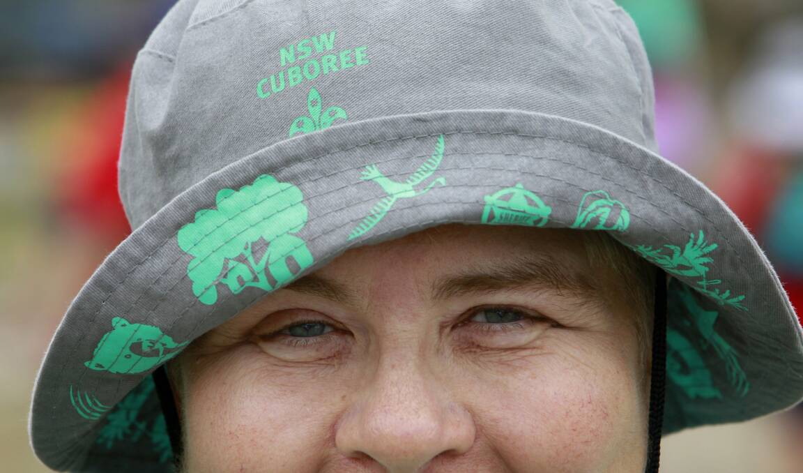 Leader Tracey Hansford wears the Cuboree hat with pride. Picture: ANDY ZAKELI