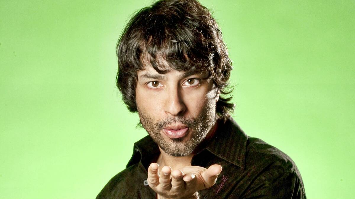 Comedian Arj Barker will perform in Wollongong this week. 